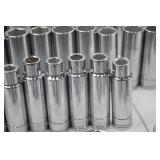 SK Metric 1/2 Drive Socket Set. (New)