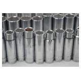 SK Metric 1/2 Drive Socket Set. (New)