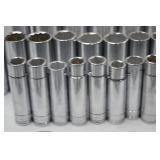 SK Metric 1/2 Drive Socket Set. (New)