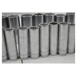 SK Metric 1/2 Drive Socket Set. (New)