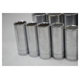 SK Metric 1/2 Drive Socket Set. (New)