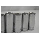 SK Metric 1/2 Drive Socket Set. (New)