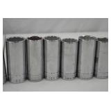 SK Metric 1/2 Drive Socket Set. (New)