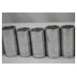 SK Metric 1/2 Drive Socket Set. (New)