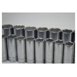New SK 3/8 Drive SAE Socket Set