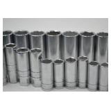 New SK 3/8 Drive SAE Socket Set