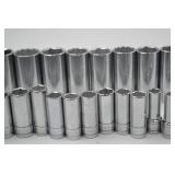 New SK 3/8 Drive SAE Socket Set