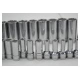 New SK 3/8 Drive SAE Socket Set