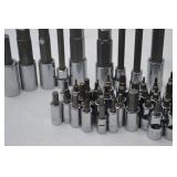 SK Hand Tool Lot - Hex Bit Socket Set, Variety of Sizes