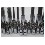 SK Hand Tool Lot - Hex Bit Socket Set, Variety of Sizes