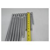 Hand Tool Lot - 3/8" Drive Assorted Extension Bars, 12 Piece Set
