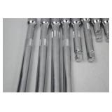 Hand Tool Lot -1/2" Drive 8 Pc Chrome Socket Extension Bar Set