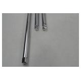 Hand Tool Lot -1/2" Drive 8 Pc Chrome Socket Extension Bar Set