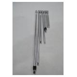 Hand Tool Lot - 1/4" Drive 7 Piece Extension Bar Set for Socket Wrenches