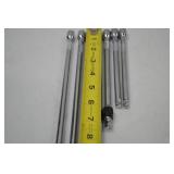 Hand Tool Lot - 1/4" Drive 7 Piece Extension Bar Set for Socket Wrenches
