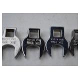 Hand tool lot - S-K USA flare nut crowfoot wrench set, metric and SAE