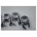 Hand tool lot - S-K USA flare nut crowfoot wrench set, metric and SAE