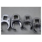 Hand tool lot - S-K USA flare nut crowfoot wrench set, metric and SAE