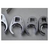 Hand tool lot - S-K USA flare nut crowfoot wrench set, metric and SAE