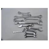 Hand tool lot - SK combination wrench set, metric & SAE