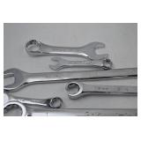 Hand tool lot - SK combination wrench set, metric & SAE