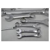 Hand tool lot - SK combination wrench set, metric & SAE