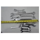 Hand tool lot - SK combination wrench set, metric & SAE