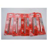 Milwaukee Extra Long Pilot Bit Lot - 5 Pack, 1/4 Inch (6.4 mm)