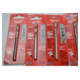 Milwaukee Extra Long Pilot Bit Lot - 5 Pack, 1/4 Inch (6.4 mm)