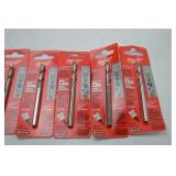 Milwaukee Extra Long Pilot Bit Lot - 5 Pack, 1/4 Inch (6.4 mm)