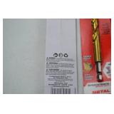 Hand tool lot: 7 Milwaukee Red Helix 7/16 in. Titanium Impact Drill Bits