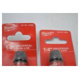 2 Milwaukee 1/4" Universal Quik-Lok 12" Extensions (48-28-1020)