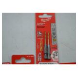 Milwaukee Hand Tool Lot - Drill Bits & Adapter Assortment, New in Package