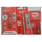 Milwaukee Hand Tool Lot - Drill Bits & Adapter Assortment, New in Package