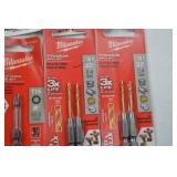Milwaukee Hand Tool Lot - Drill Bits & Adapter Assortment, New in Package