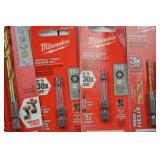 Milwaukee Hand Tool Lot - Drill Bits & Adapter Assortment, New in Package