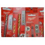 Milwaukee Hand Tool Lot - Drill Bits & Adapter Assortment, New in Package