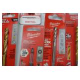 Milwaukee Hand Tool Lot - Drill Bits & Adapter Assortment, New in Package