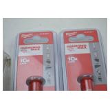 Milwaukee Hand Tool Lot - Diamond Max Hole Saws & Carbide Hole Saw