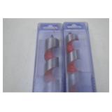 Milwaukee 18" Ship Auger Bit Lot - 2 Pack, 1-1/8 Inch, 48-13-6120