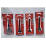 Milwaukee Selfeed Drill Bits Assorted Sizes - Lot of 4