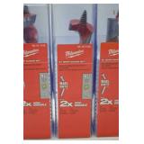 Milwaukee 6 in. Ship Auger Bit Lot - 1-1/8 in. & 7/8 in. Sizes, New