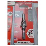 Milwaukee Shockwave Drill Bits, Tap Bits, Step Bits, and Bit Holders - New