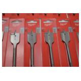 Lot of Milwaukee 1 Inch Flat Boring Bits, New in Package