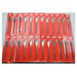 Milwaukee Hand Tool Lot - 3/4 in Flat Boring Bits, 24 Pack New