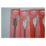 Milwaukee Hand Tool Lot - 3/4 in Flat Boring Bits, 24 Pack New