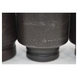 Hand tool lot - SK 1" drive impact socket set, 10 pieces