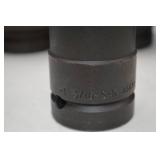 Hand tool lot - SK 1" drive impact socket set, 10 pieces