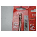 Milwaukee Extra Long 1/4 in. Pilot Drill Bit Lot - 16 Packaged Bits