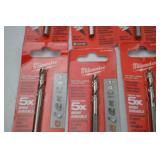 Milwaukee Extra Long 1/4 in. Pilot Drill Bit Lot - 16 Packaged Bits